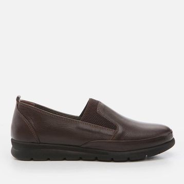 Hotiç 01AYH262850A480 Hakiki Deri Kahve Kadın Loafer Ayakkabı
