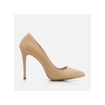 Hotiç 01AYH274880A330 Naturel Deri Stiletto Kadın Topuklu Ayakkabı