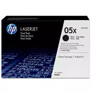 HP 05X-CE505XD 2'li Paket Yüksek Kapasiteli Orijinal Toner