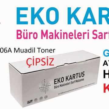 HP 106A-W1106A Muadil Toner 4lü paket-siyah