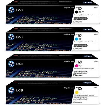 HP 117A Tüm Renkler Orjinal Toner Seti