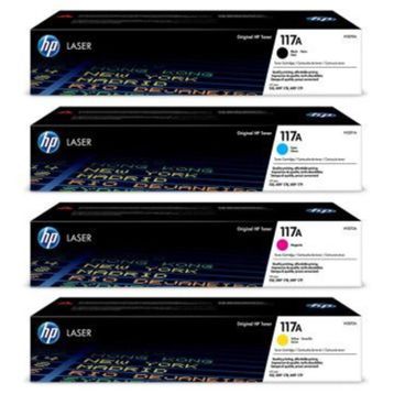 HP 117A W2070A-W2071A-W2072A-W2073A 150a Orjinal Toner 4'lü Set