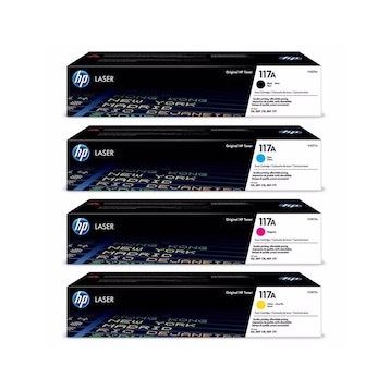 HP 117A W2070A-W2071A-W2072A-W2073A 150a Orjinal Toner 4'lü Set