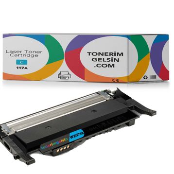 Hp 117A-W2071A Mavi Chipsiz Muadil Toner
