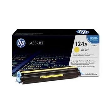 HP 124A-Q6002A Sarı Orijinal Mavi Kutu Toner