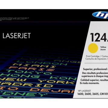 HP 124A Q6002A Sarı Toner