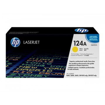 HP 124A Q6002A Sarı Toner