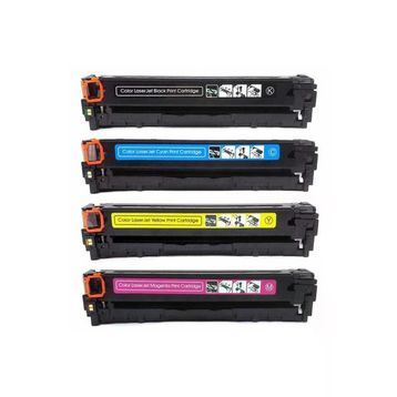 HP 125A-CB540A-CB541A-CB542A-CB543A Muadil Toner Set