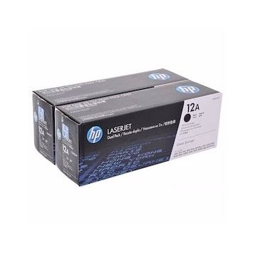HP 12A Q2612AF 2'li Siyah Orjinal Toner