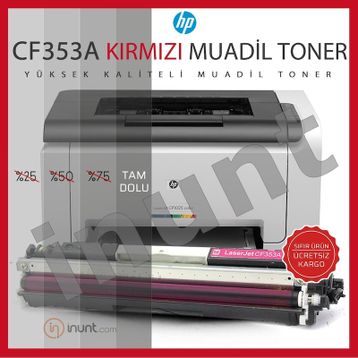 HP 130A-CF353A Kırmızı Muadil Toner