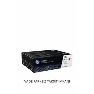 HP 131A U0SL1AM 3 Lü Paket Mavi Kırmızı Sarı Toner