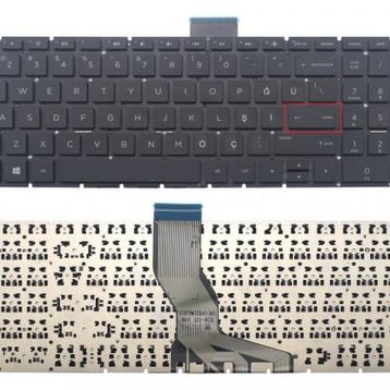 HP 15-RB003NT 3LE98EA Siyah Notebook Klavyesi