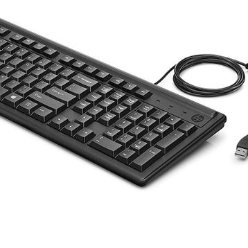 HP 160 Siyah Kablolu Klavye ve Mouse Kombo Set