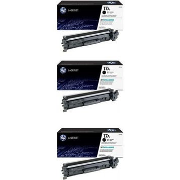 HP 17A CF217A 3'lü Siyah Toner