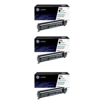 HP 17A CF217A 3'lü Siyah Toner