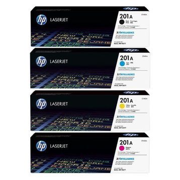 HP 201A CF400A-CF401A-CF402A-CF403A M252dw Orjinal Toner 4'lü Set