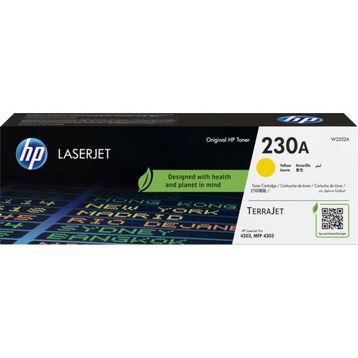 HP 230A Yellow Sarı 1.800 Sayfa W2302A 4203 4303 Toner