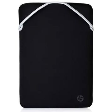 HP 2F2J1AA Neopren Siyah Gümüş 14.1 inç Çift Taraflı Notebook Kılıfı