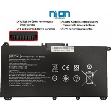 HP 2X7X8EA Notebook Batarya