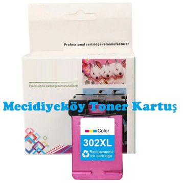 HP 302XL-F6U67AE Renkli Yüksek Kapasiteli Sıfır Muadil Kartuş