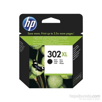 HP 302XL F6U68AE Siyah Kartuş