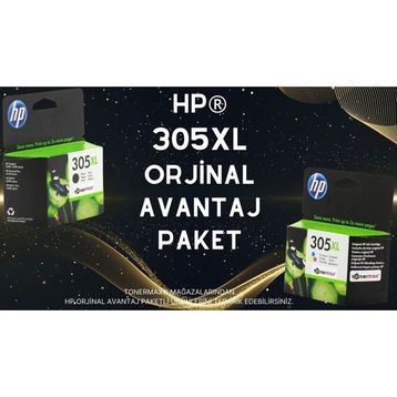 Hp 305XL 3YM62AE - 3YM62AE Kartuş Avantaj Paket