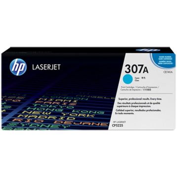 HP 307A-CE741A Mavi Toner Chip