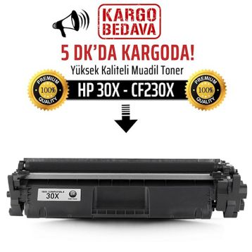 HP 30X CF230X Chipsiz Muadil Toner