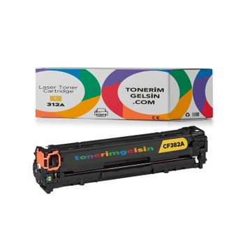 HP 312A-CF382A Sarı Muadil Toner