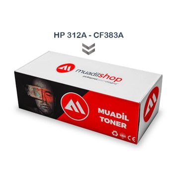 HP 312A-CF383A Kırmızı Muadil Toner