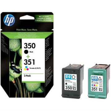HP 350-351-SD412EE C4280-C4380-C4480-C4580-5280-D4260-D4360-D5360-J5780-J6410 2'li Orijinal Kartuş