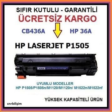 HP 36A CB436A Muadil Toner