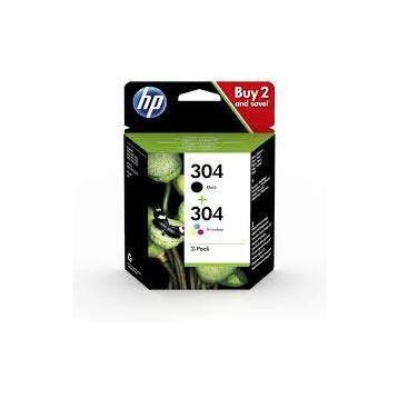 HP 3JB05AE 304 Siyah Combo 2'li 120 Sayfa Kartuş