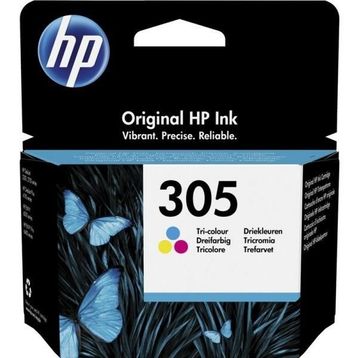 HP 3YM60AE Deskjet 2300 2700 4100 Envy 6000 6400 305 Color Renkli Kartuş