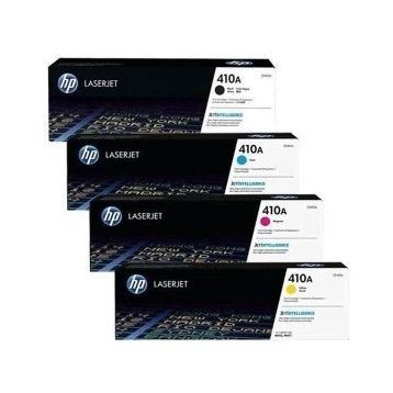 HP 410A CF410A-CF411A-CF412A-CF413A M452dn Orjinal Toner 4'lü Set