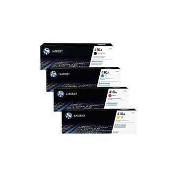 HP 410A CF410A-CF411A-CF412A-CF413A M452dn Orjinal Toner 4'lü Set