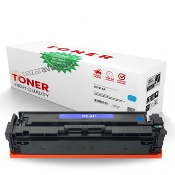 HP 410A-CF411A Mavi Muadil Toner