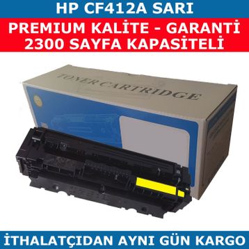 HP 410A-CF412A Sarı Uyumlu Toner