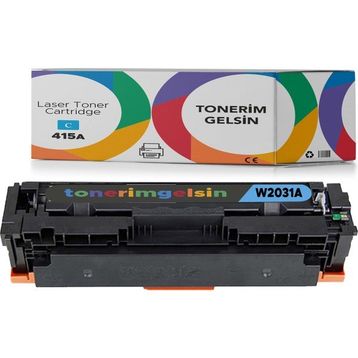 Hp 415A-W2031A Mavi Muadil Chipsiz Toner