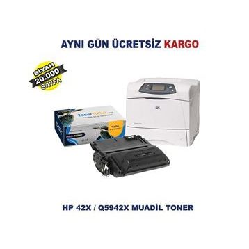 Hp 42X-Q5942X Muadil Toner