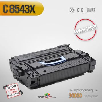 HP 43X-C8543X Muadil Toner