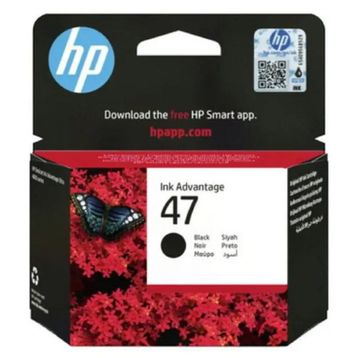 HP 47-6ZD21AE Siyah Orjinal Kartuş+HP 47-6ZD61AE Renkli Orjinal Kartuş Seti