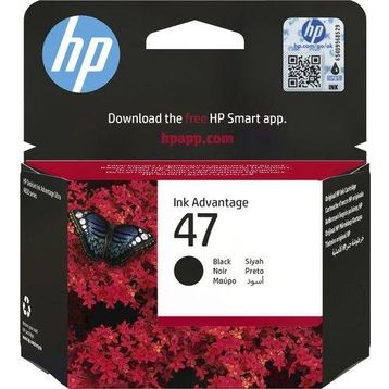 HP 47-6ZD21AE Siyah Orjinal Kartuş+HP 47-6ZD61AE Renkli Orjinal Kartuş Seti