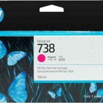 HP 498N6A 738 Magenta Kırmızı 130 ml Plotter Kartuşu