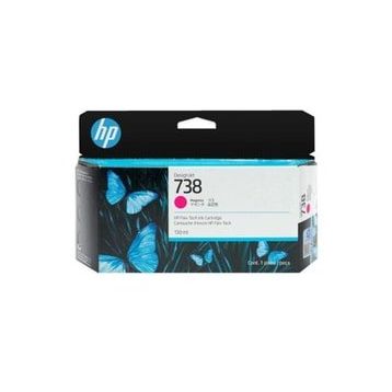 HP 498N6A 738 Magenta Kırmızı 130 ml Plotter Kartuşu