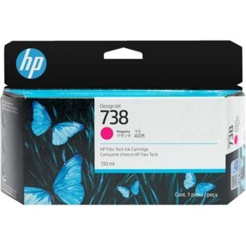 HP 498N6A 738 Magenta Kırmızı 130 ml Plotter Kartuşu