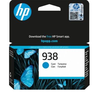 HP 4S6X5PE 938 Cyan Mavi Kartuş