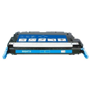 HP 502A-Q6471A Mavi Muadil Toner