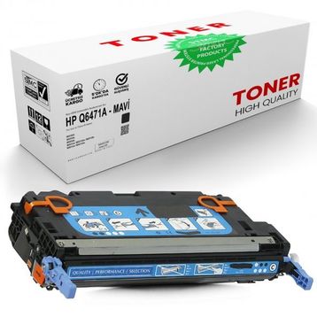 HP 502A-Q6471A Mavi Muadil Toner
