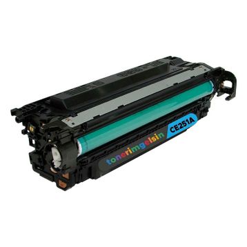 HP 504A-CE251A Mavi Muadil Toner